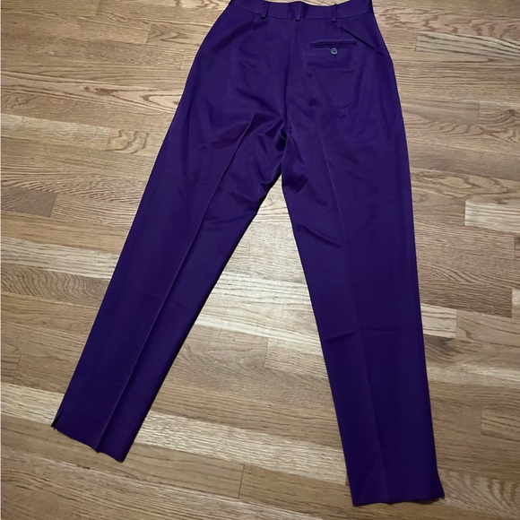 Vintage- 100% Wool- Point of View Nordstrom Brand- Purple Trousers- Sz 10 - Picture 5 of 7